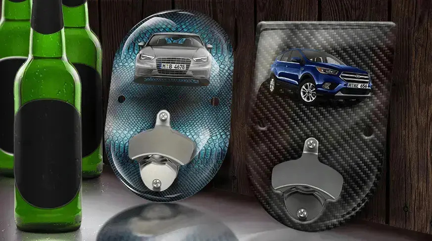 Abridor de botellas de pared
