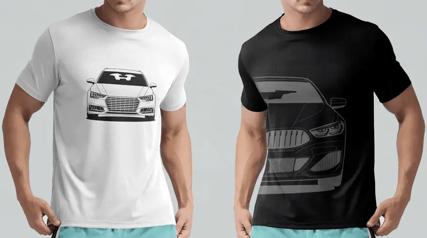 T-shirt amateur d'autos
