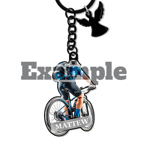 Keychain Bicycle Name