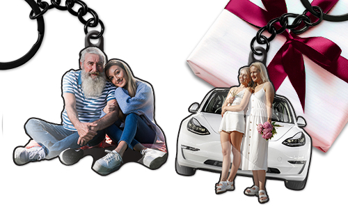 Keychain with car design for your daughter