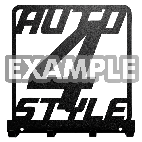 Colgador de llaves de pared con logo