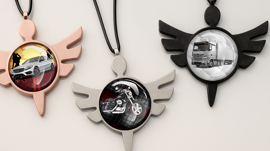 Mirror-Chain-Metal-Angel
