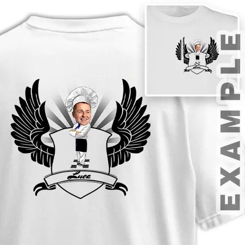 Personalisiertes T-Shirt Schild Design Comic Hobby Beruf