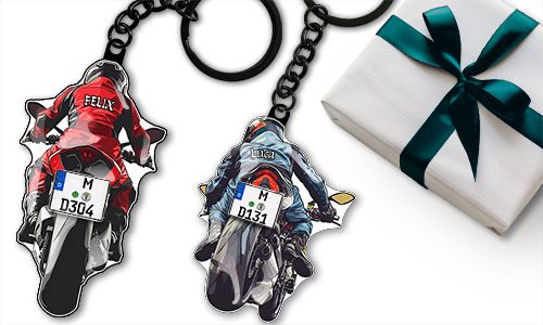 Sport motorcycle keychain – gift for your boyfriend