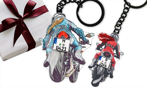 Portachiavi moto sportiva – regalo per tua madre