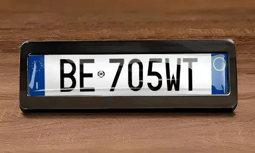 Placa Magnética de Matrícula