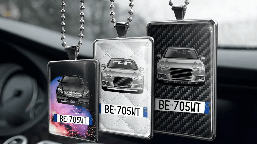 Car mirror decoration