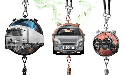 Autolufterfrischer mit Fahrzeugmodell