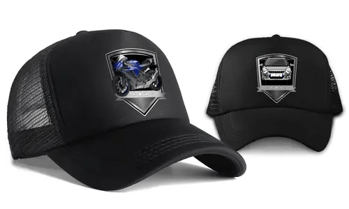 Czapka ze spersonalizowanym wzorem tarczy - siatka