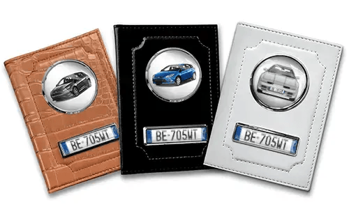 Personalized car document holder