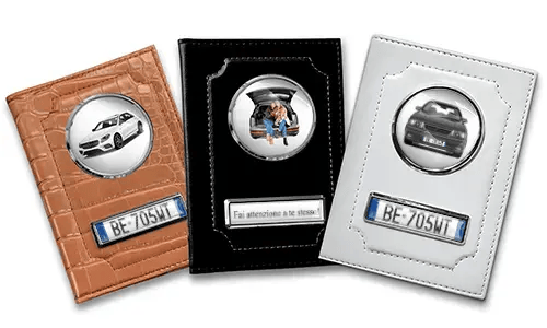 Personalized car document holders for best friends