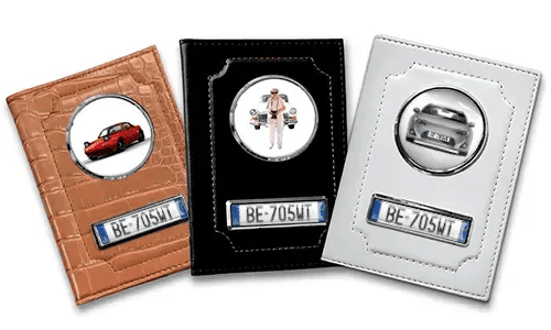 Personalized car document holders for grandma