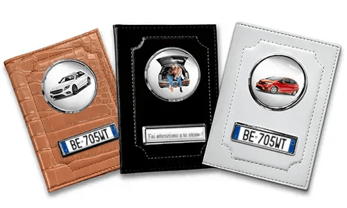 Standardní obal na doklady pro maminku s autem/fotkou a SPZ