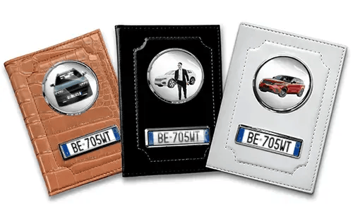 Personalized car document holder for him