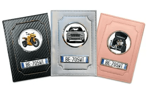 Personalised car documents holder