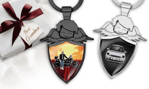 Llavero de ángel personalizado - regalo para tu abuela