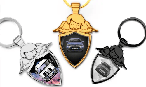 Guardian-Angel-Keychain-Shild