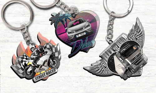Brelok Serce z Samochodem