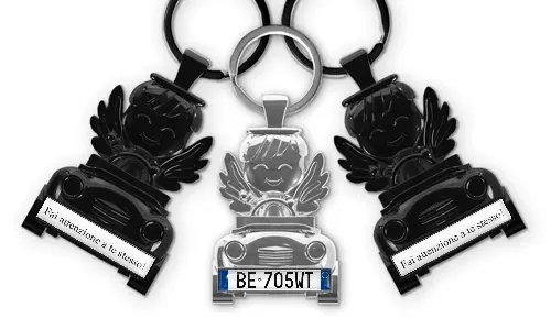 category-keychain-angel-in-car-license-plate-coated