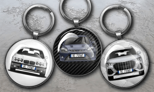 Keychain round - Premium