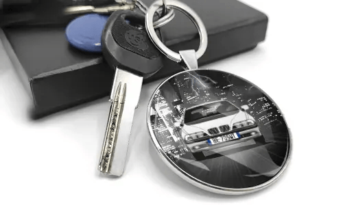 Schlüsselanhänger Rund - Premium XL