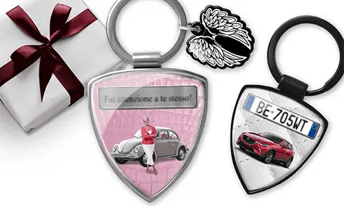 Personalized grandmother shield keychain