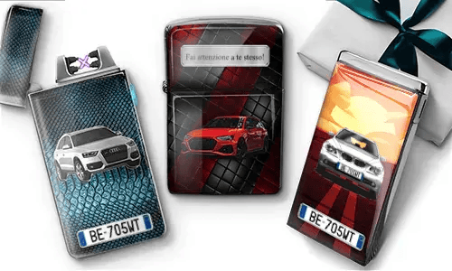 Accendino personalizzato per gli amanti delle auto