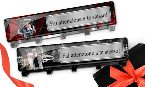 Luxusní klíčenka s autem/fotografií a SPZ pro tvé nejlepší přátele