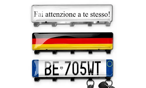 Luxus Schlüsselboard - Chrom