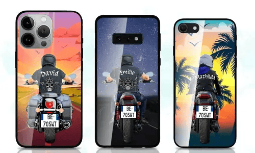 Coque de téléphone Moto avec nom