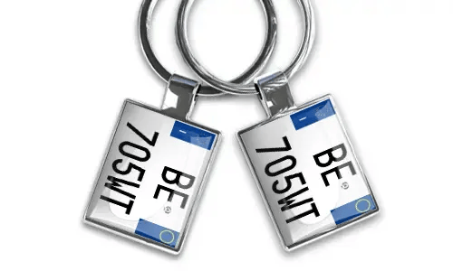 Motorcycle Keychain - Chrome