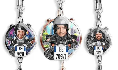 Car Air Freshener With Motorcycle Driver