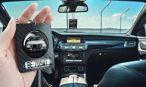 Spiegelketting rechthoek – Ronde carbon