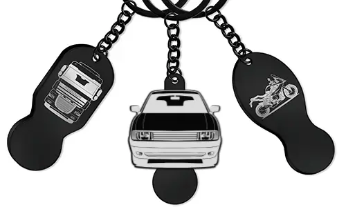 Handlebrikke med gravering