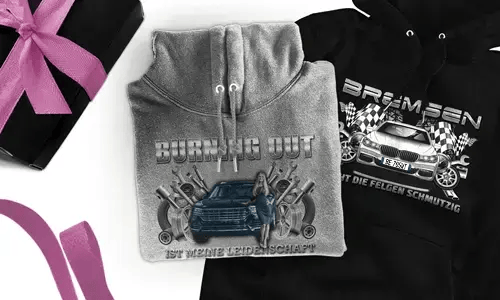 Personalisierter Tuning-Hoodie für deine Frau