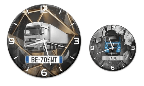 Seinäkello rekka-autoharrastajille