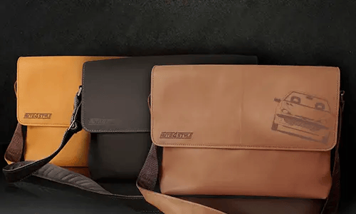 damen und herrren leder umhängetasche in drei Farben ledertasche modern