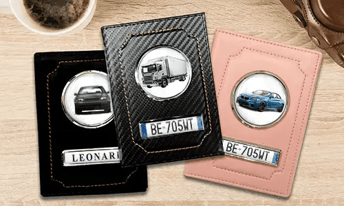 Personalized vehicle document holder