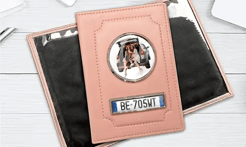 Car documents holder pink