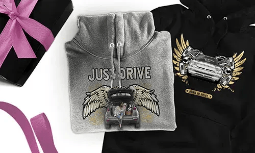 auto pullover Schwarz mit schwarzem Auto pullover auto