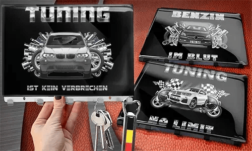 schlüsselbrett design Chrom Lackiert in der Hand designer schlüsselbrett