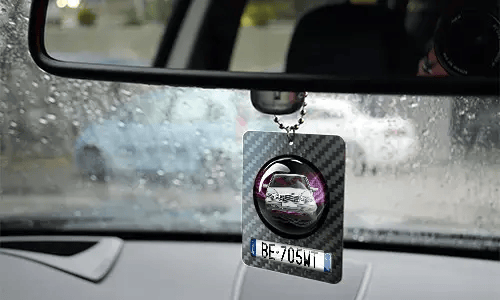 autospiegel anhänger foto Rund im Wagen  auto innenraum dekoration carbon