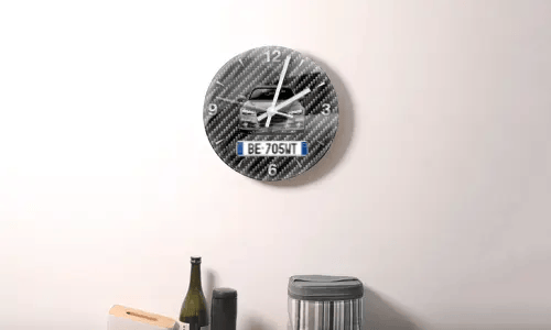 wanduhr mit foto auf dem Wand wanduhr mit bildern