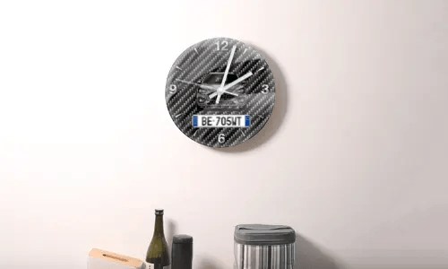 wanduhr mit foto auf dem Wand wanduhr mit bildern