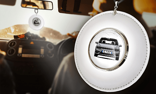 autospiegelanhänger mit foto weiß in Auto individueller Rückspiegelanhänger