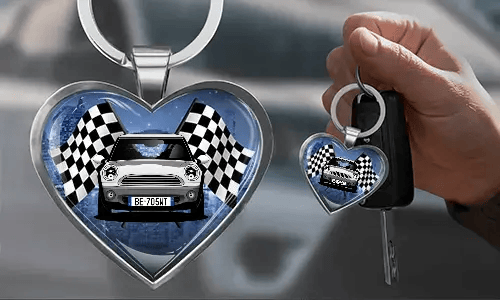 gallerykeychain-heart-with-car-personalized-3