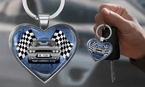 gallerykeychain-heart-with-car-personalized-3