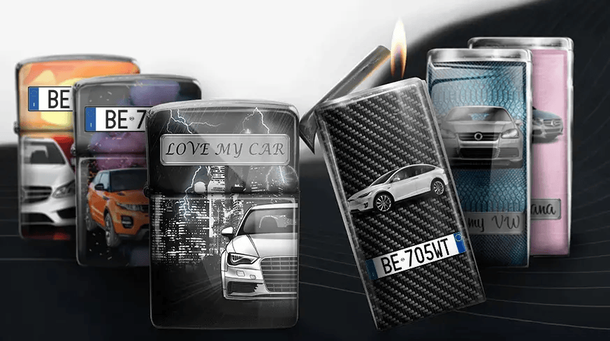 Personalized Stainless Steel Lighters