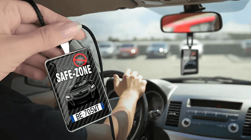 Safe - Zone car mirror decoration
