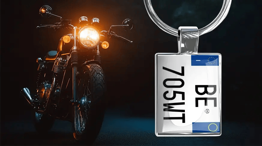 Motorcykel nyckelring